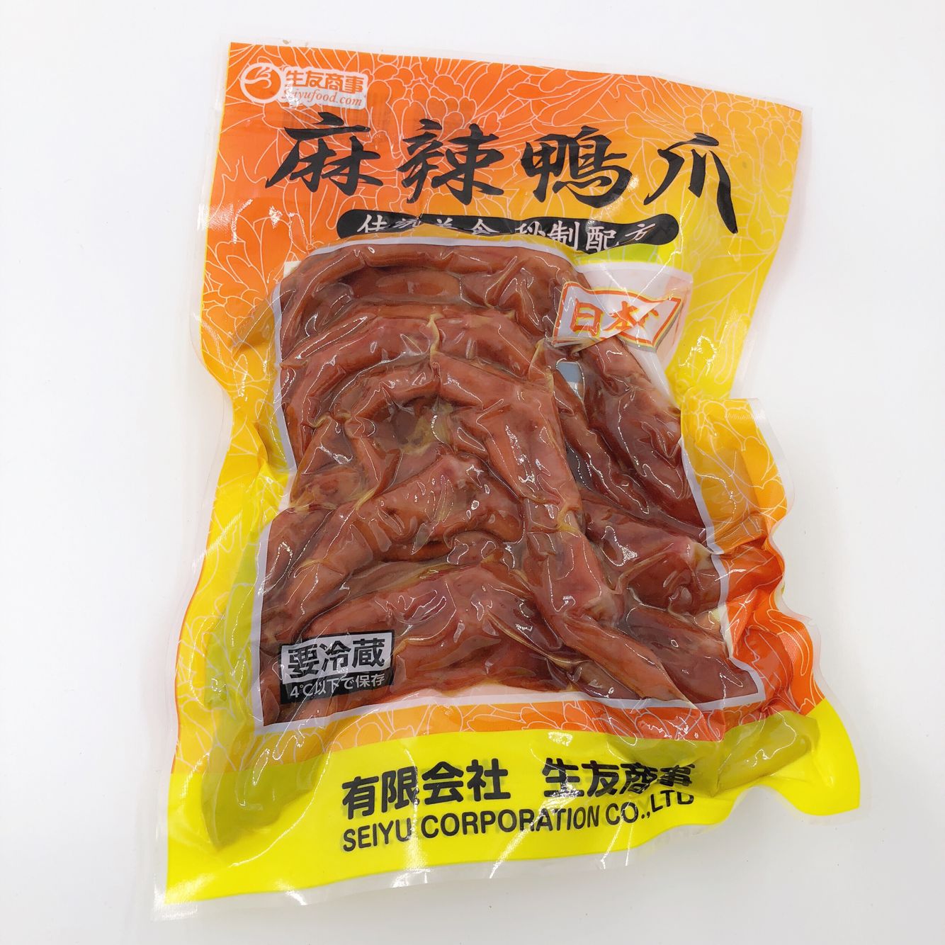 麻辣鴨爪6个入 賞味期限約10~15日間 日本国内加工 冷蔵品