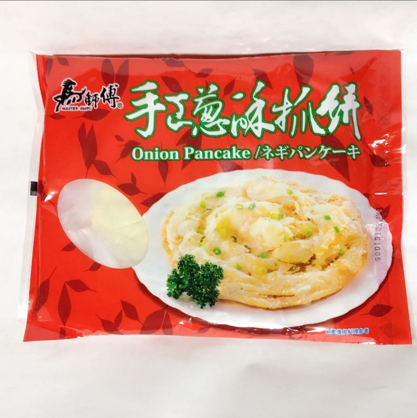 馬師傅 葱油抓餅 100g*5个 台湾産 冷凍品