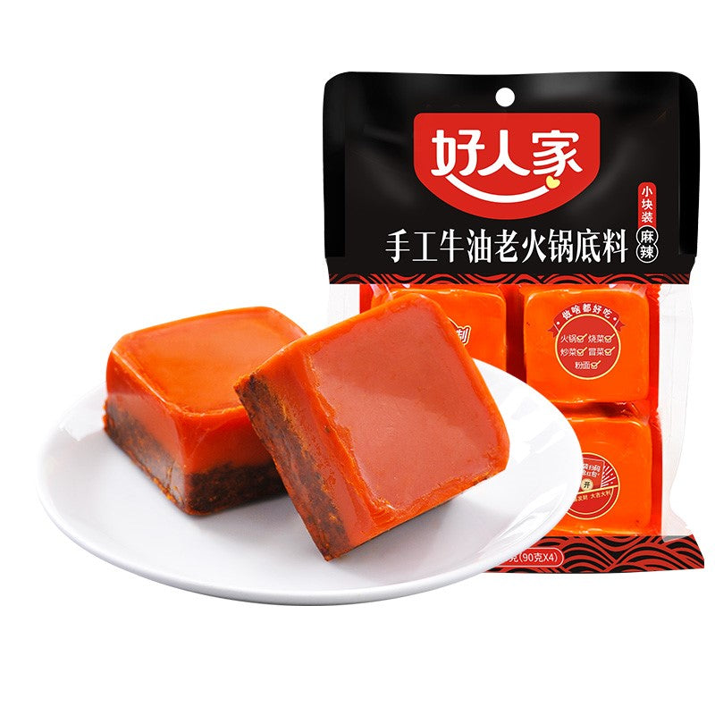 好人家手工火鍋底料 4个入 360g