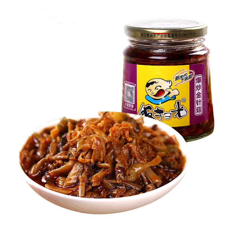 飯掃光 爆炒金針菇(瓶装)280g