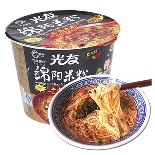 光友 绵阳米粉牛肉味盒装135g