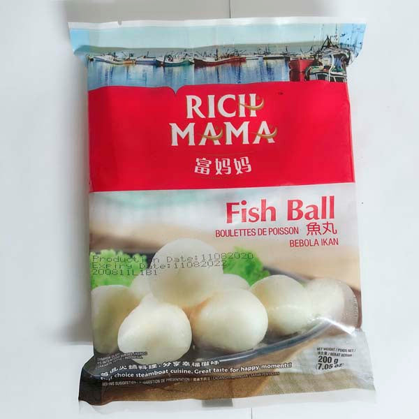 富媽媽 魚丸200g 冷凍品