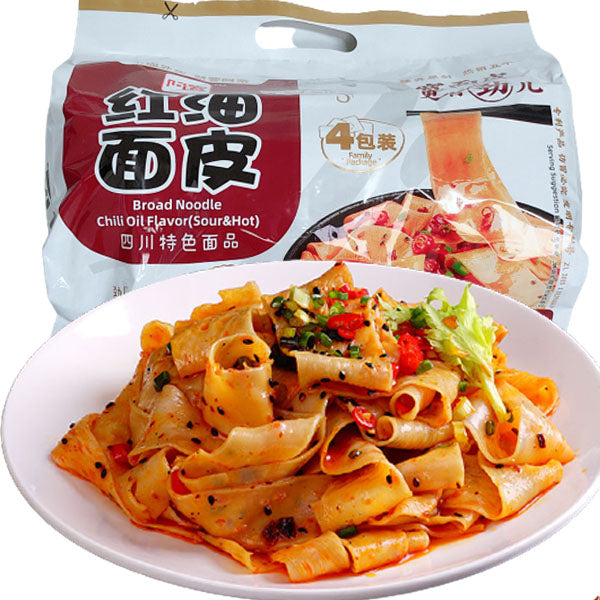 白家 紅油面皮(酸辣味) 4連包460g