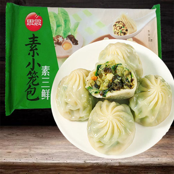 思念 素三鮮小籠包450g (15个入) 冷凍品