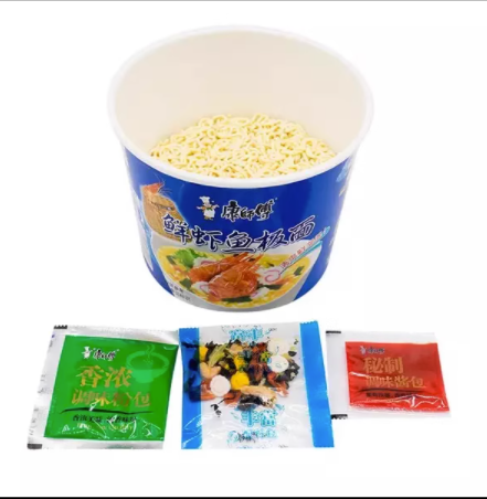 康師傅 原味鮮蝦魚板面桶装101g