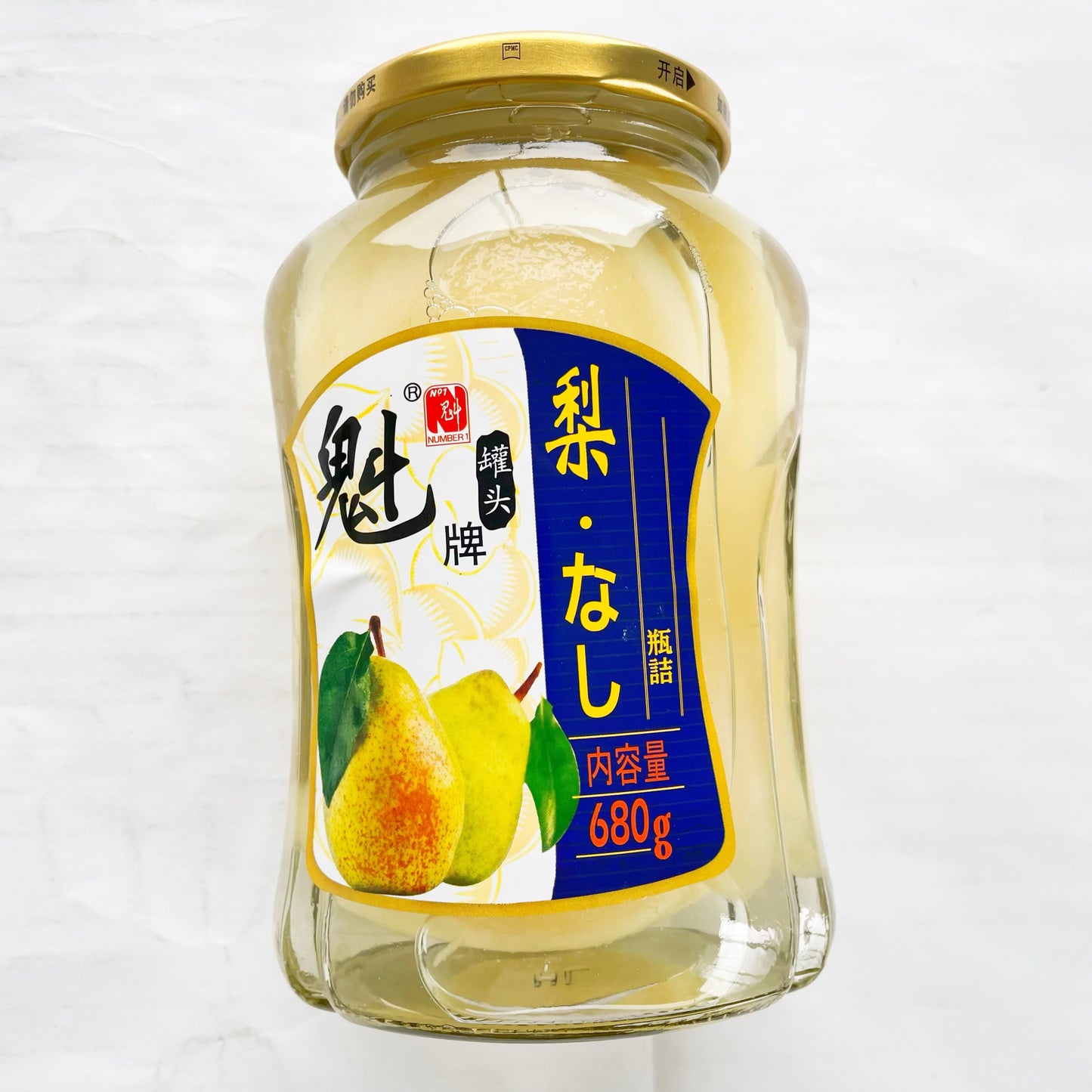 魁牌 雪梨罐頭680g