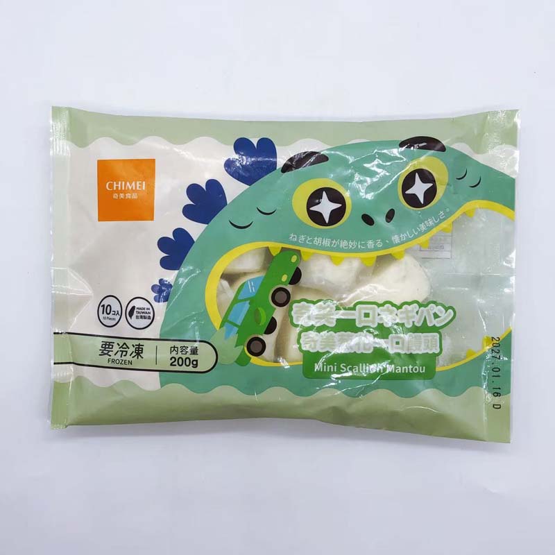 奇美葱花一口饅頭200g 10个入 台湾产