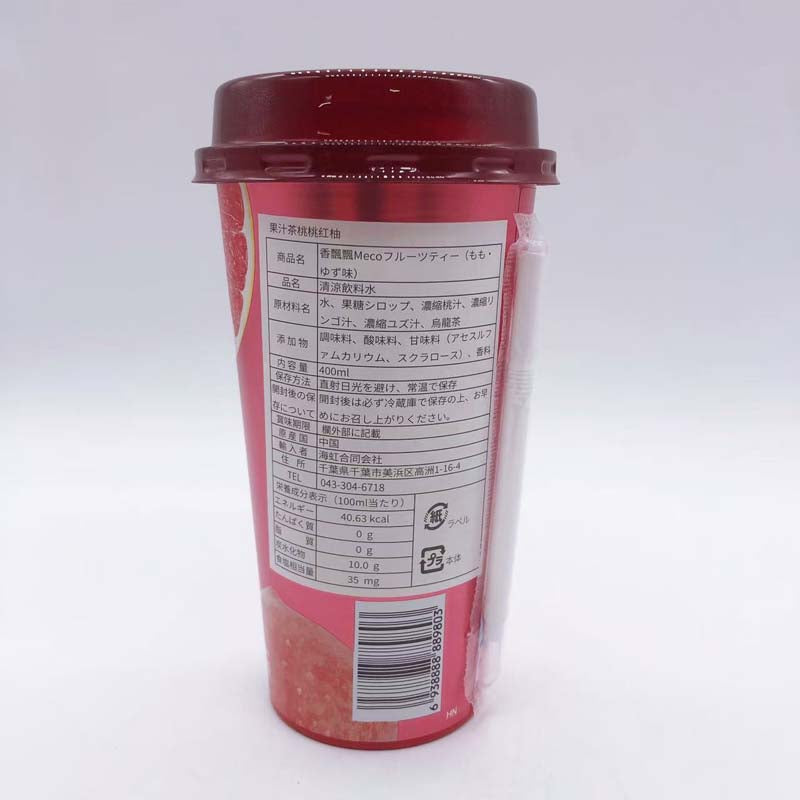 香飄飄桃桃紅柚400ml