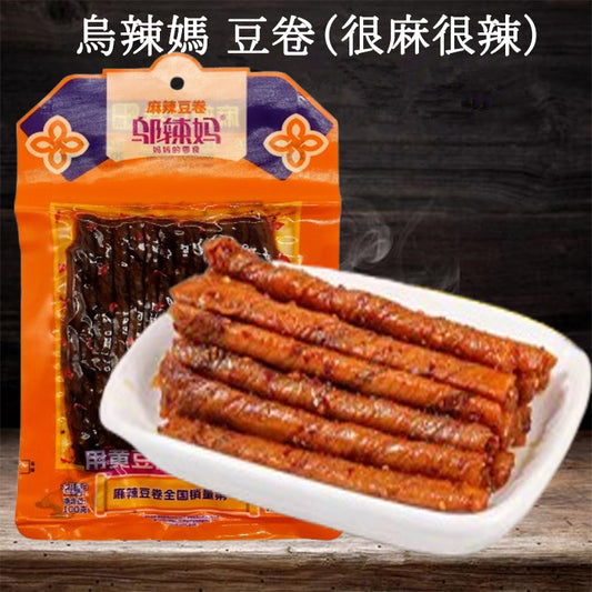 烏辣媽 豆卷（很麻很辣）100g 辣条