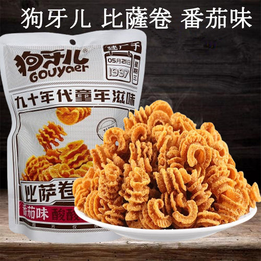狗牙儿 比萨卷 番茄味 100g