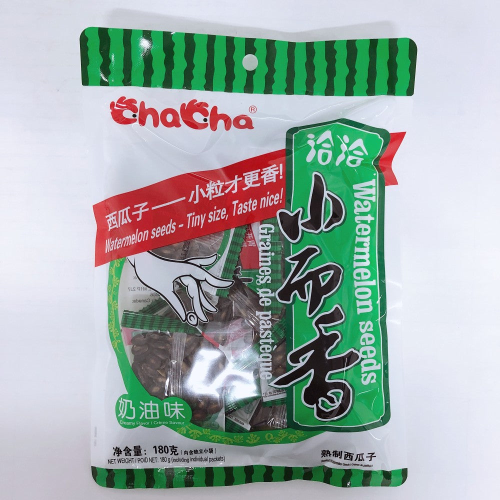 半价 洽洽小而香西瓜子（乃油味）180g（15袋入）原价522円  赏味期限2024年11月22日