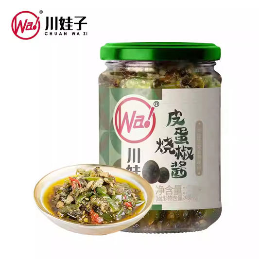 川娃子 皮蛋焼椒醤 200g