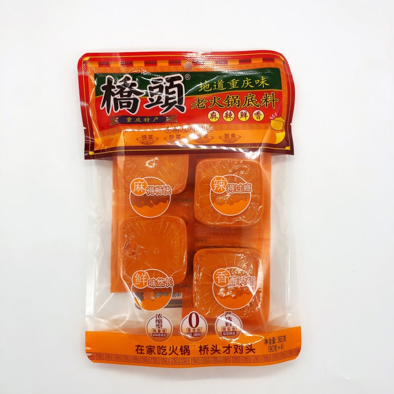 橋頭 火鍋底料 4块入 360g