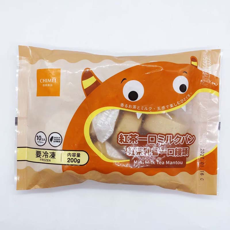 奇美紅茶乳香一口饅頭200g  10个入 台湾产