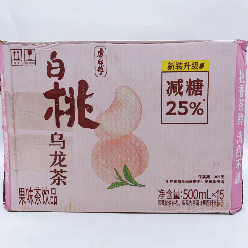 康師傅 白桃烏龍茶 500ml