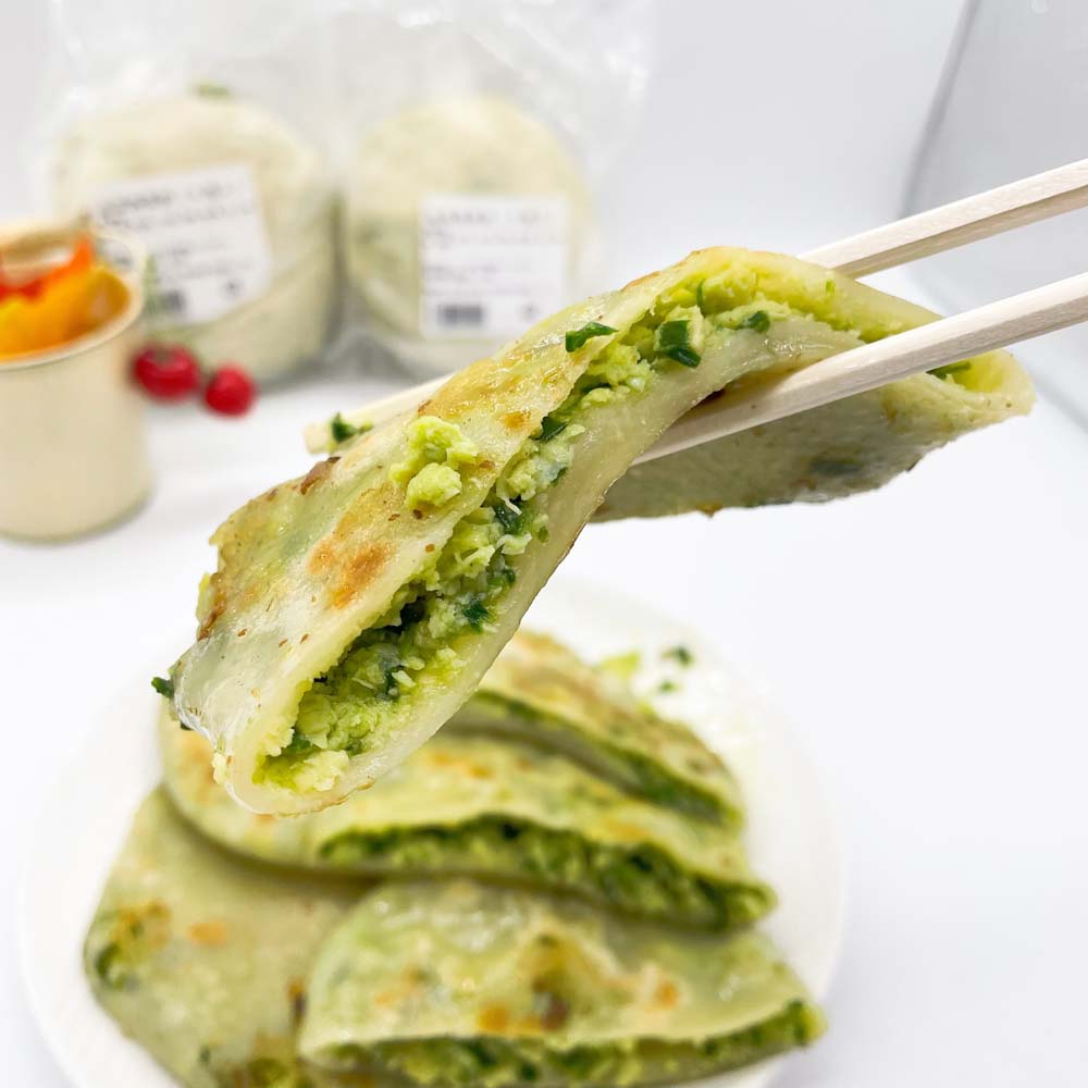予約 日日 韭菜鶏蛋餡餅4个入 日本国内加工