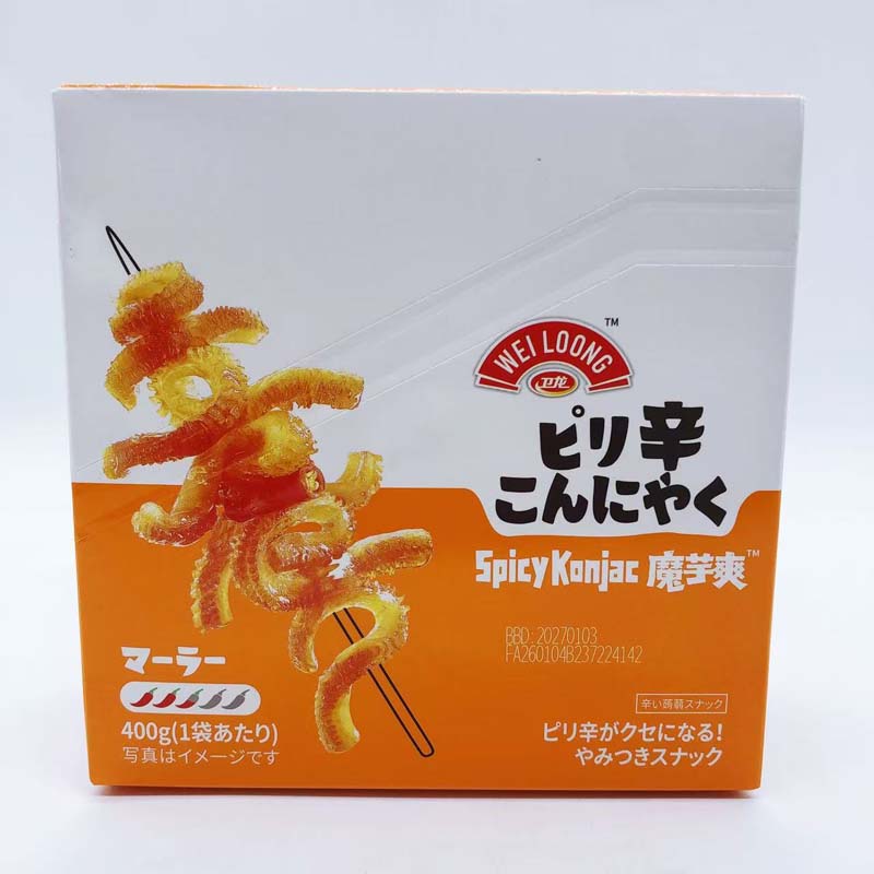 衛龍 魔芋爽 20g（麻辣味）橙色 素毛肚