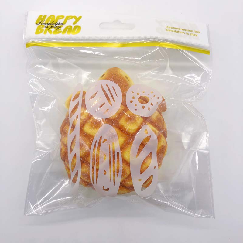 爆款仿真吐司面包解压发泄慢回弹创意礼物玩具 可爱软糯捏捏乐 解压神奇哈密瓜面包的味道 小金龟 单品包邮 全日本可邮寄猫盒发货