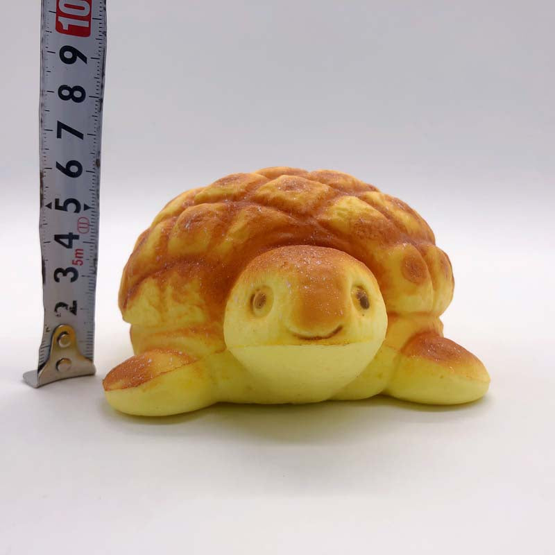 爆款仿真吐司面包解压发泄慢回弹创意礼物玩具 可爱软糯捏捏乐 解压神奇 哈密瓜面包的味道 小金龟 4个装包邮价格（冲绳，北海道除外）