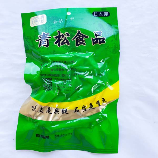 青松泡椒猪皮90g 原价349円日本国内加工 冷藏品