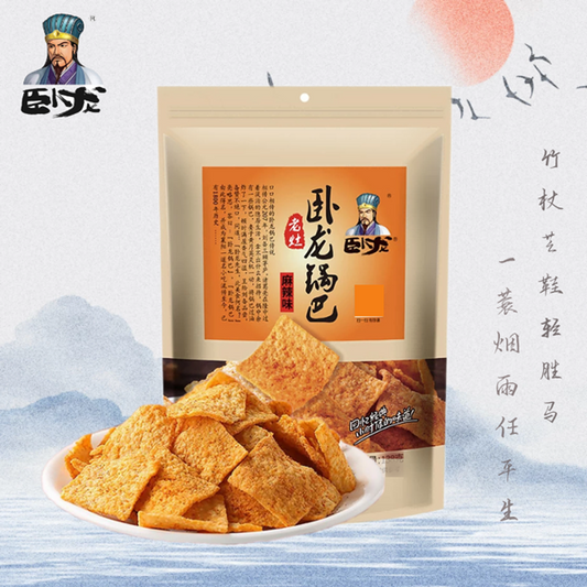 臥龍 老灶鍋巴 麻辣 200g