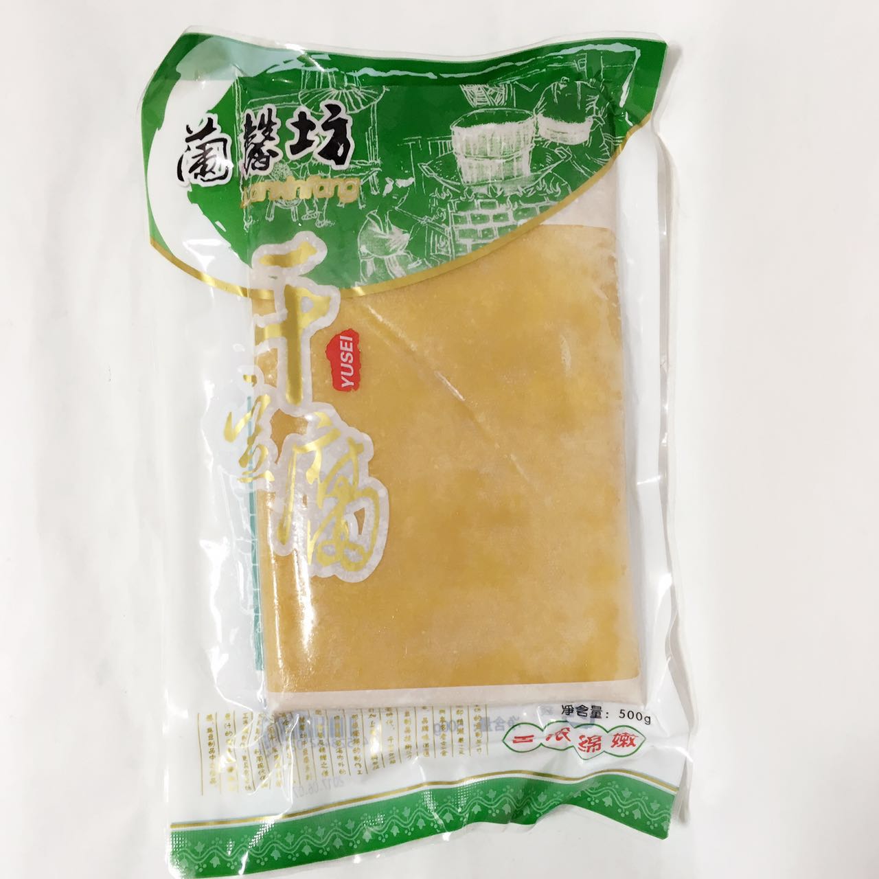 蘭馨坊 東北手工干豆腐 500g 冷凍品