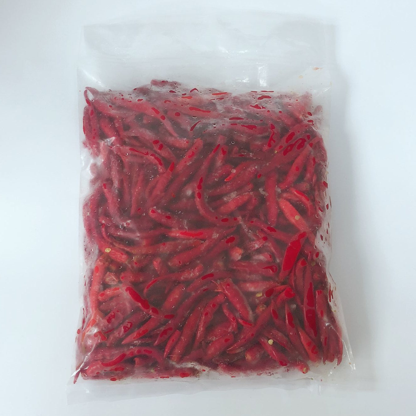 冷凍赤唐辛子（紅辣椒）500g 冷凍品