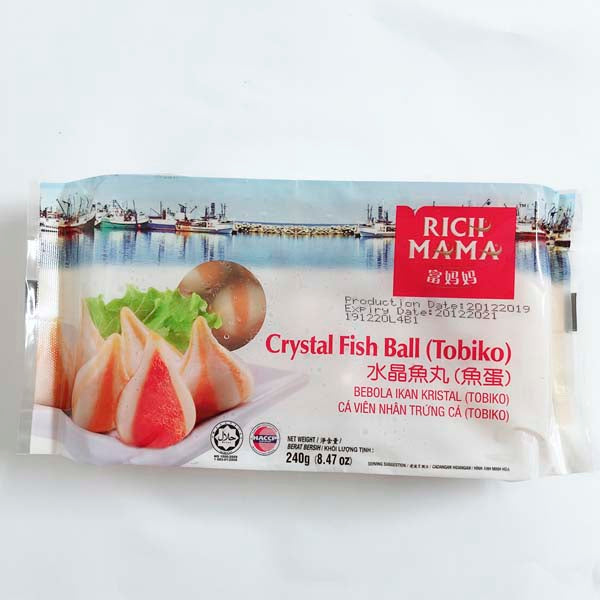 富媽媽 水晶魚丸（魚蛋）240g 冷凍品