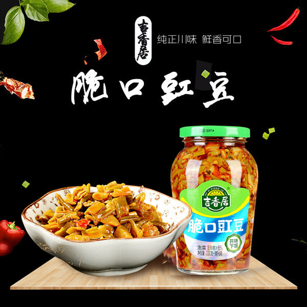 吉香居脆口jiang 豆350g 瓶装